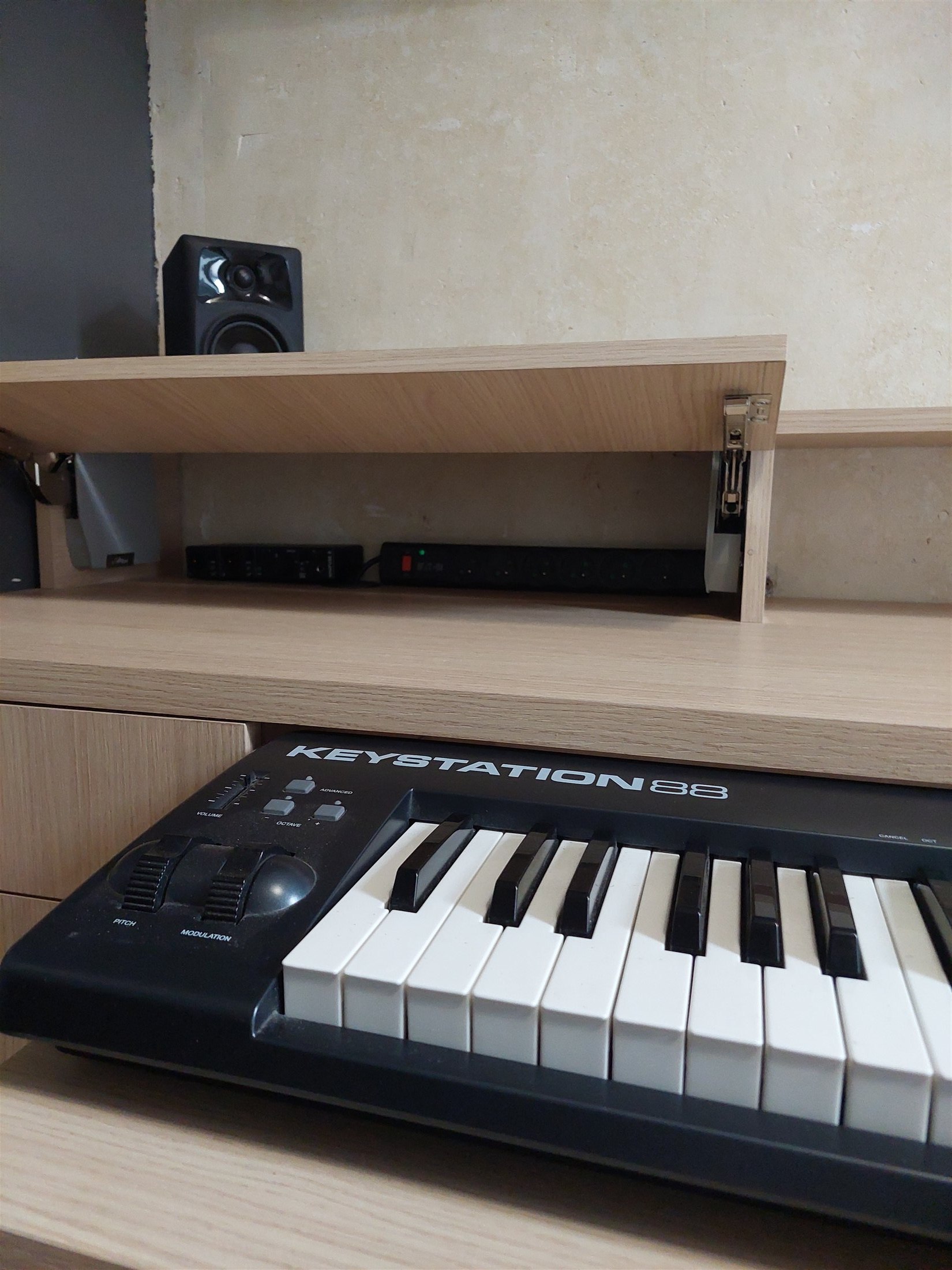 Détail du clavier intégré